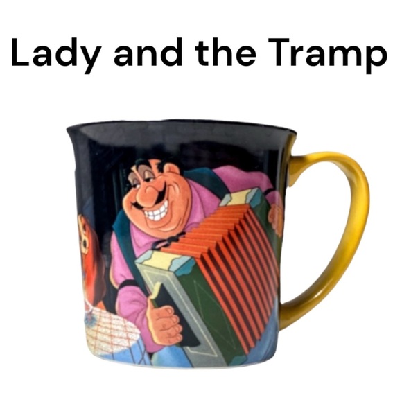 Vintage Disney Parks Lady and the Tramp Coffee Tea Mug - Picture 1 of 13
